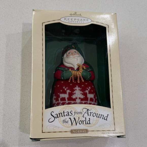 HALLMARK Keepsake Santas from Around the World NORWAY - Picture 10 of 11